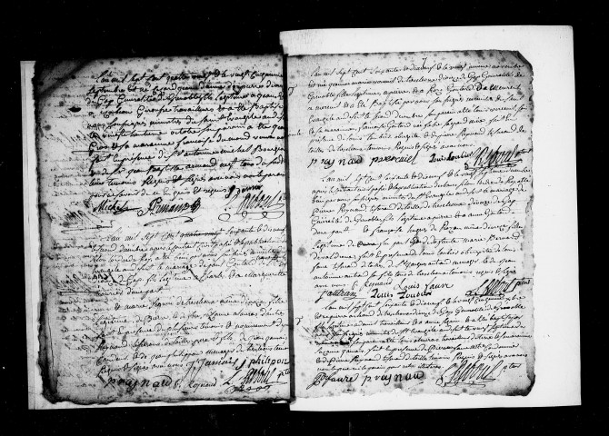 Baptêmes, mariages, sépultures (1779-1792).