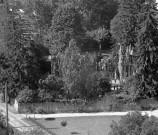 Vue aérienne du palais idéal du facteur Cheval.