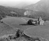 Vue aérienne de l'église Saint-Pierre et Saint-Paul.