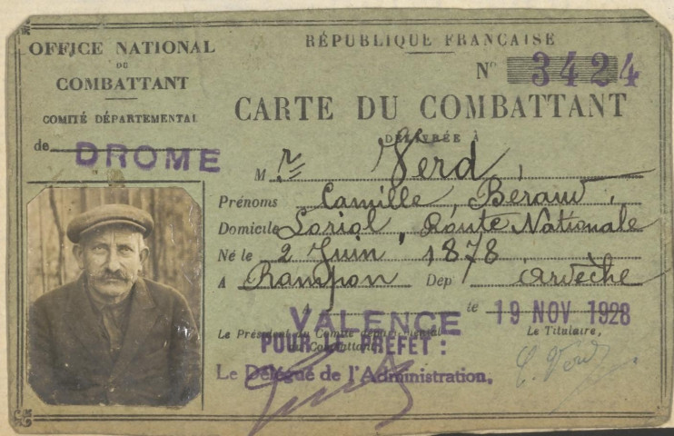 Verd, Camille Berand