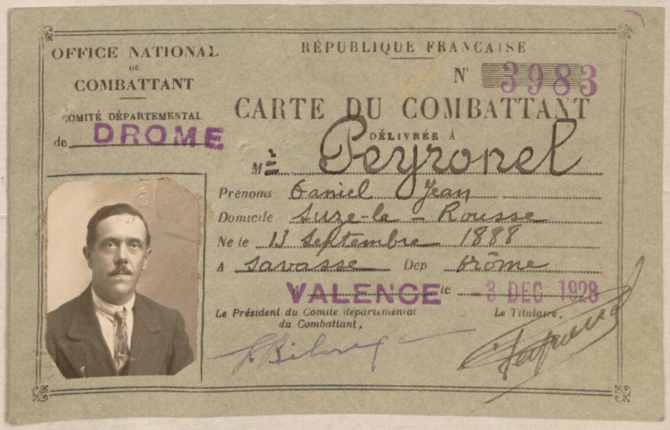 Peyronel, Daniel Jean