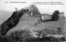 Anneyron. - Les ruines du château de Mantaille.