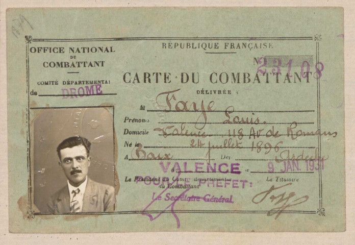 Faye, Louis Camille Auguste