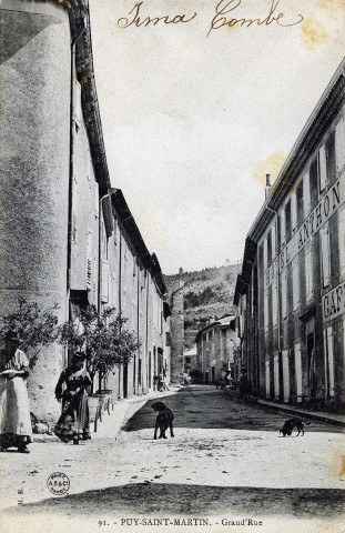 Puy-Saint-Martin.- Hôtel Anthon Grande Rue.