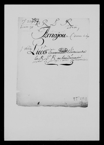 Religion protestante. - Partage d'avis des commissaires sur le fait d'exercer à Arnayon.