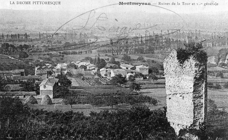 Les vestiges du château féodal.