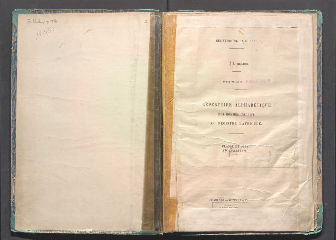 Table alphabétique.