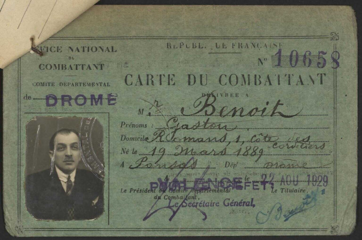 Benoît, Gaston Jean Joseph