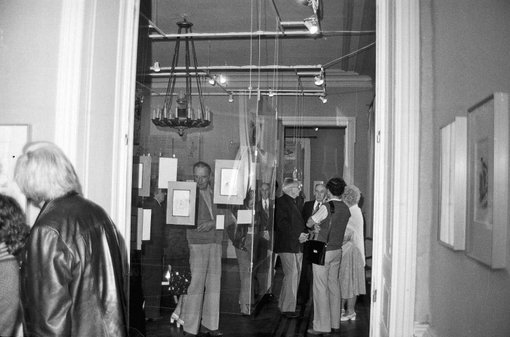 Dieulefit. - Assemblée générale d'HAD, visite de l'exposition Charles Combe.