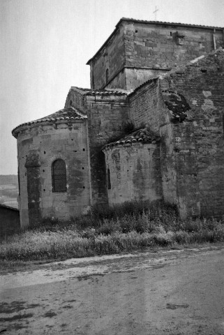 Anneyron.- Le chevet de l'église Notre-Dame.