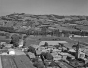 Albon.- Vue aérienne de Saint-Martin, section d'Albon