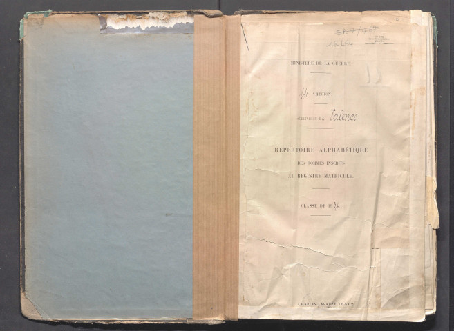 Table alphabétique.