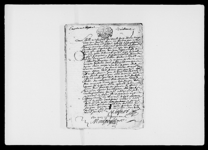 22 janvier 1688-23 avril 1690