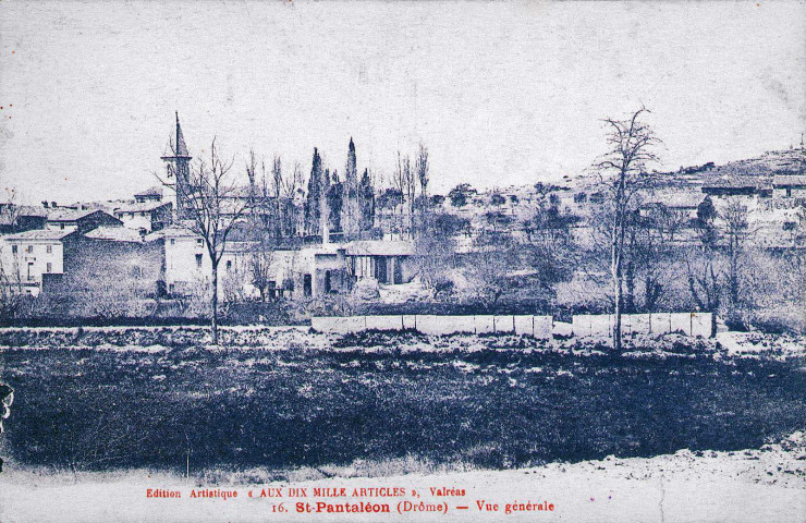 Vue générale du village.