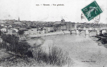 Le Pont Vieux et vue générale de la ville.