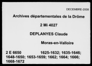 27 avril 1625-24 juillet 1672