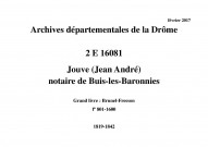 Grand livre : Brunel-Fresson (1819-1842).