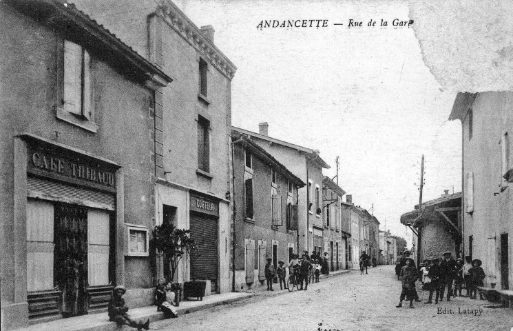 L'actuelle rue du Radier.