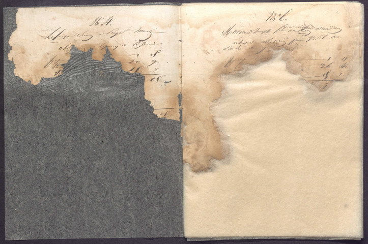 Parcelles (1822-1828).