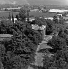 Vue aérienne du château de Gazavel.