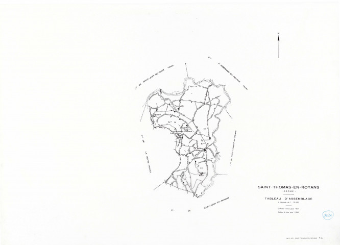 Tableau d'assemblage. 1983.