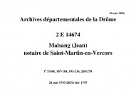 24 mai 1743-28 février 1747