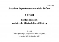 6 octobre 1687-28 décembre 1689