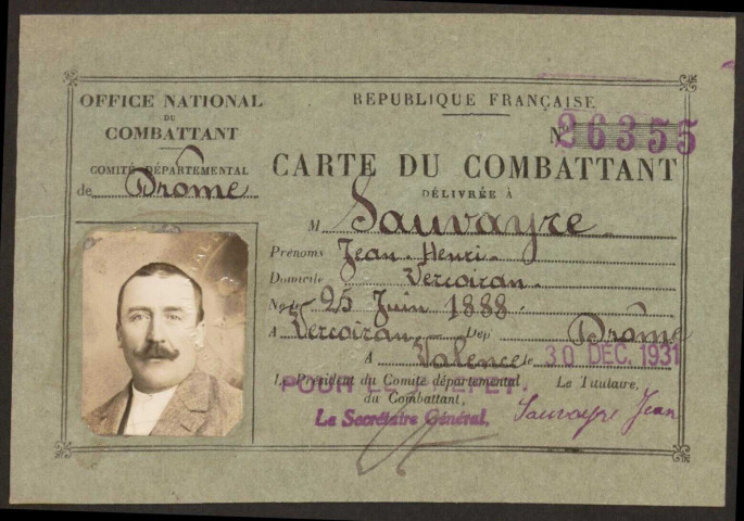 Sauvayre, Jean Henri