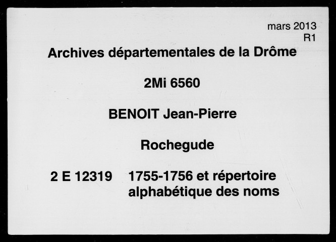 8 janvier 1755-16 février 1756