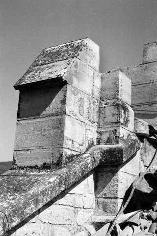 Lachau. - Le clocheton de la chapelle Notre-Dame de Calma, après le sinistre.