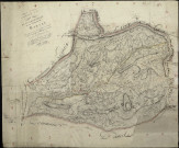 Plan géométrique. Section A, les Rouix (n°1-[221]). Section B, le Village (n°1-[232])