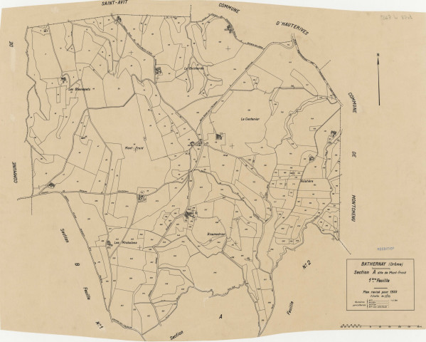 A1, Le Mont-Froid. 1933.