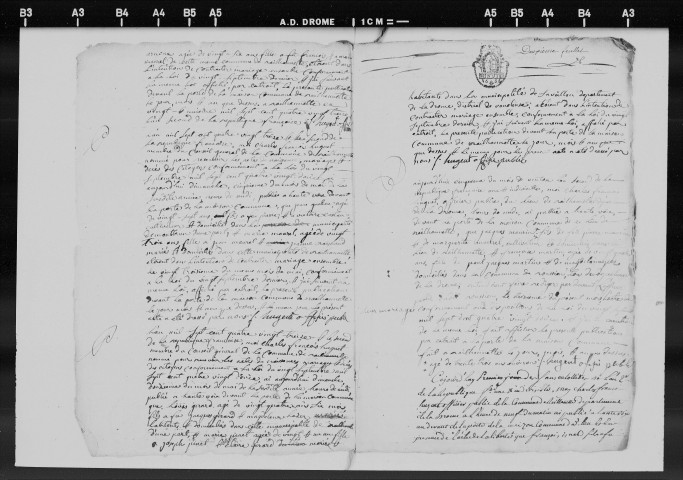 Publications de mariages (1793-1897).