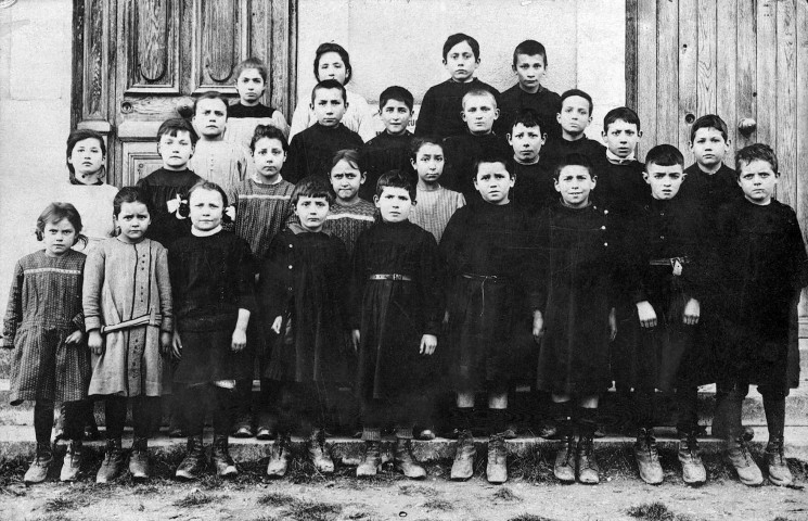 Vaunaveys-la-Rochette.- Élèves de l'école publique de Vaunaveys.