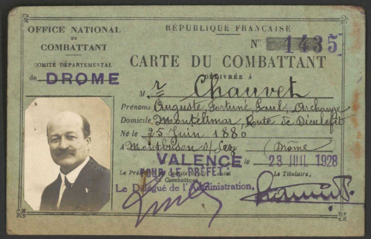 Chauvet, Auguste Fortuné Paul Archange