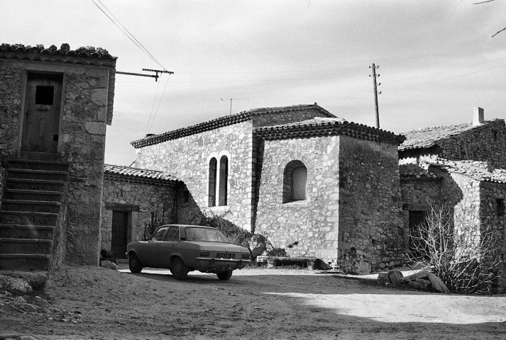 Montaulieu.- Le chevet de l'église ????.