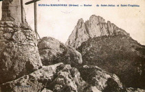 Le rocher de Saint-Julien et Saint-Trophime.