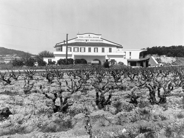 Vinsobres.- La cave coopérative.