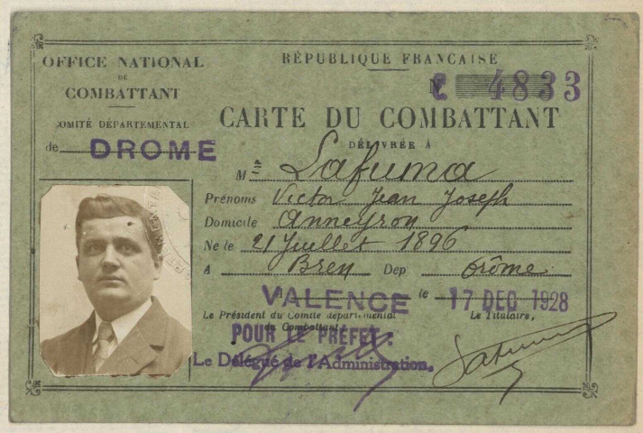 Lafuma, Victor Jean Joseph