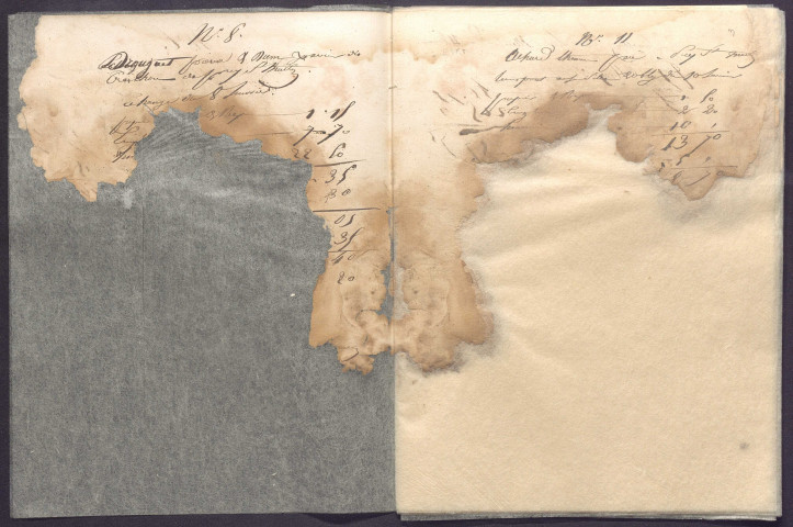 Parcelles (1822-1828).