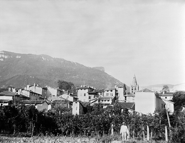 Saint-Jean-en-Royans.- Vue du village.
