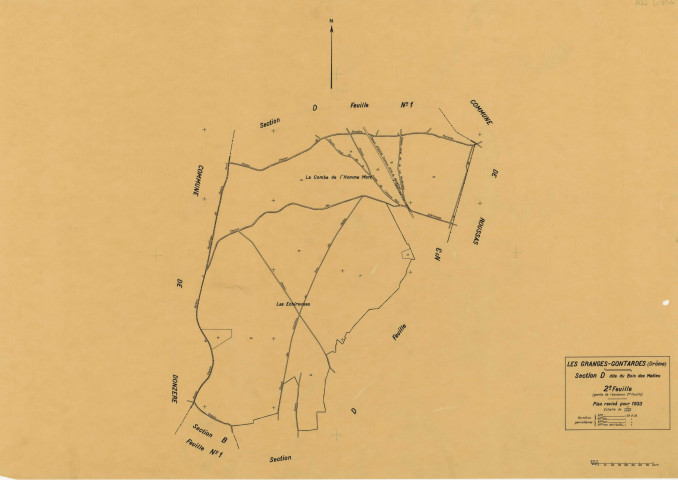 D2, Le Bois des Mattes. 1933.