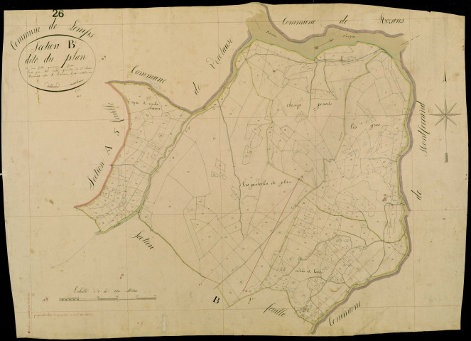 Section B1, Plan (le).