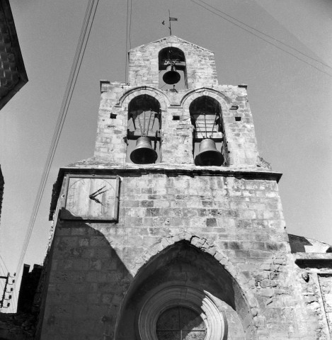 Rousset-les-Vignes.- Le clocher de l'église Saint Mayeul ou Mayol.