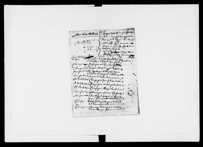 19 octobre 1690-15 février 1692