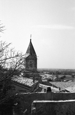 Donzère. - Le clocher de l'église Saint-Philibert.