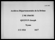 19 mars-14 novembre 1617