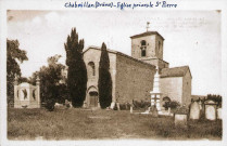 La chapelle Saint-Pierre dans le cimetière.