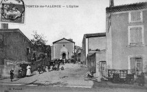 Portes-lès-Valence.- L'église rue Voltaire.