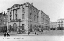 Valence.- Le théâtre avant son ravalement de 1910.